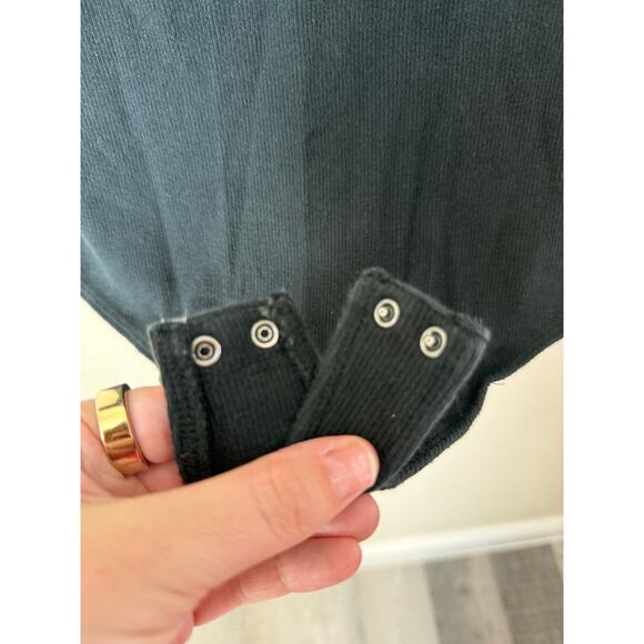 Abercrombie & Fitch Black Bodysuit Size Medium - Picture 6 of 7